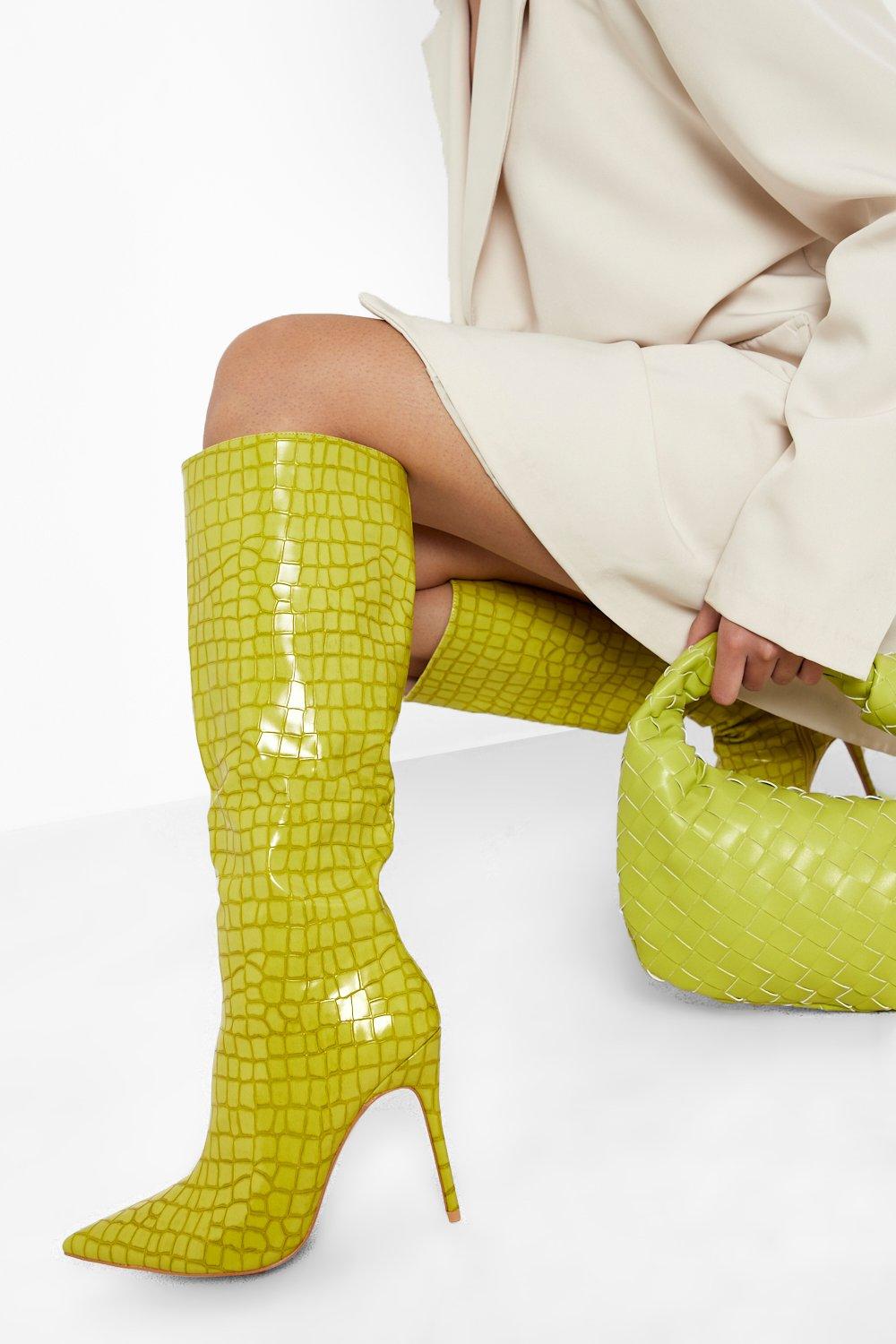 Boohoo on sale croc boots